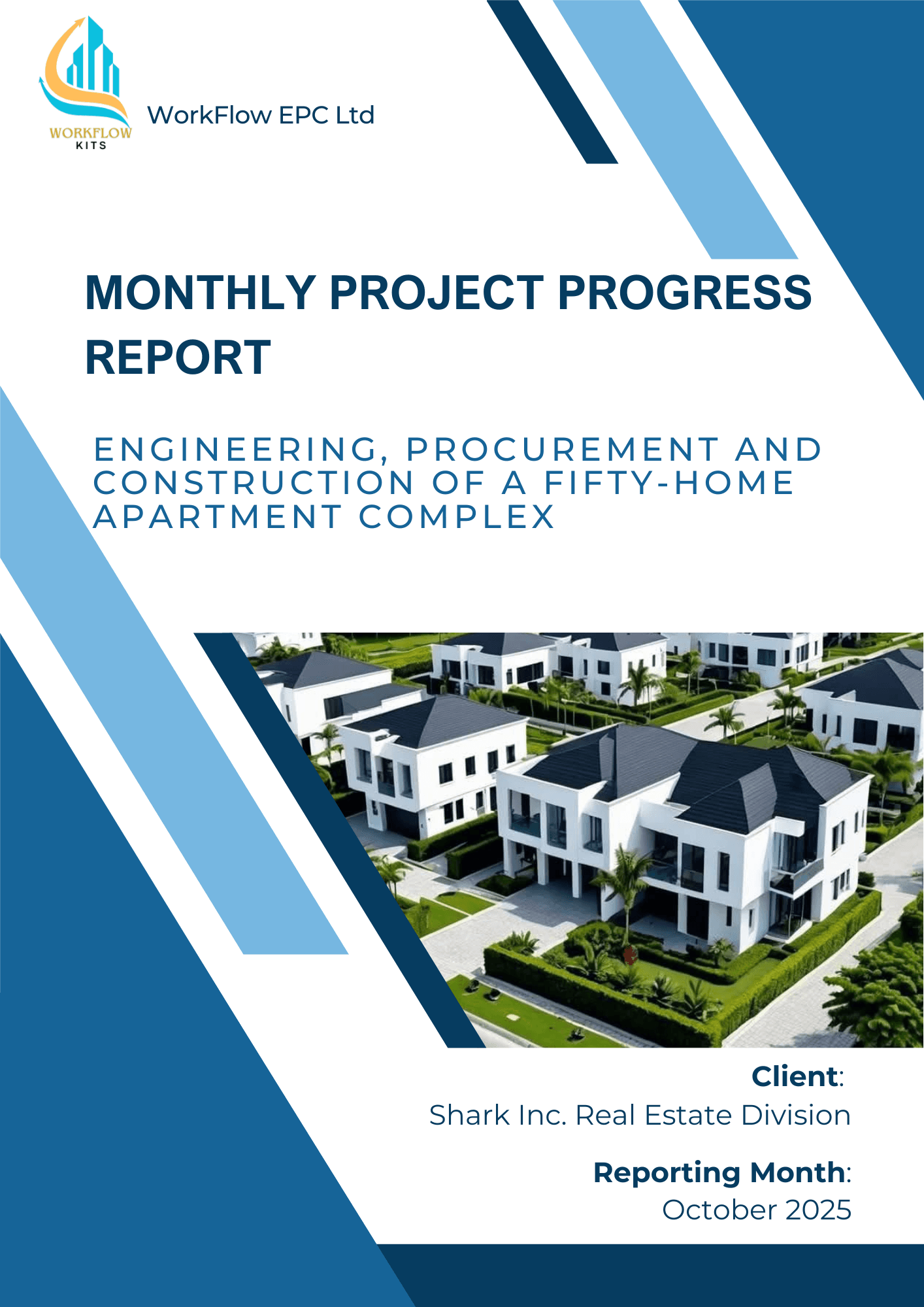 Monthly Project Report Sample (Word)